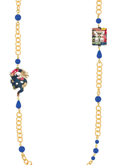 Collana Lebolina Drago Blu - Lebole Maison