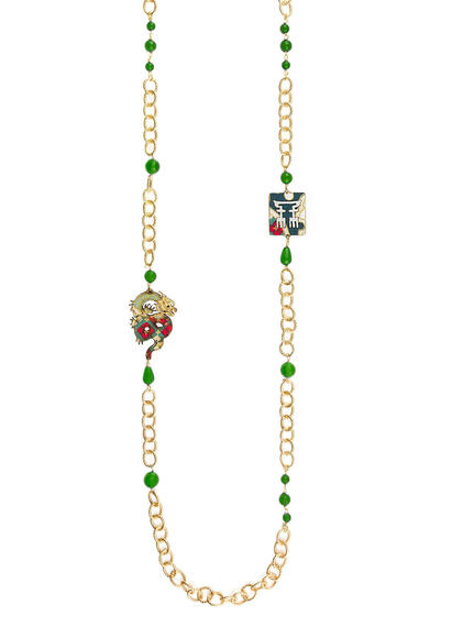 Collana Lebolina Drago Verde - Lebole Maison