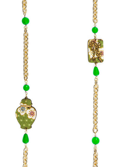 Lebolina Green Vase Necklace - Lebole Maison