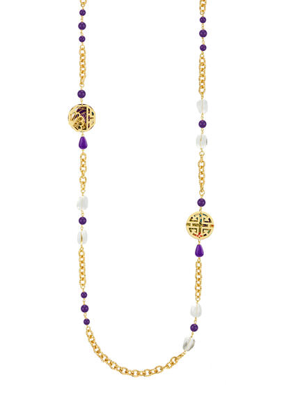 Collana Lebolina Fu Viola - Lebole Maison