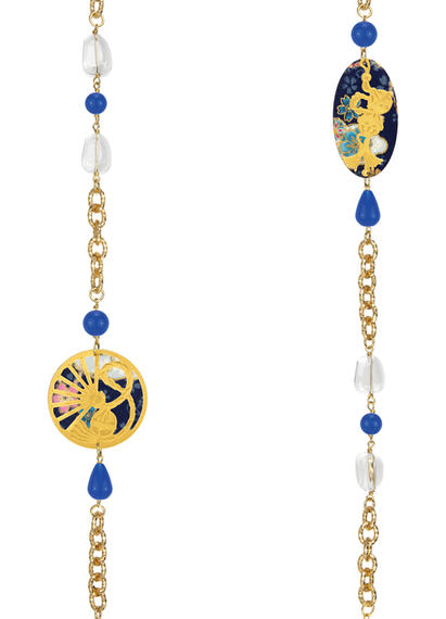 Lebolina Temari Sensu Blue Necklace - Lebole Maison