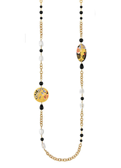 Lebolina Temari Sensu Black Necklace - Lebole Maison