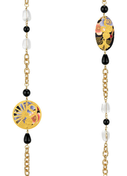 Lebolina Temari Sensu Black Necklace - Lebole Maison