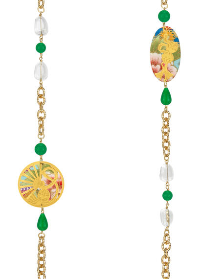 Lebolina Temari Sensu Green Necklace - Lebole Maison