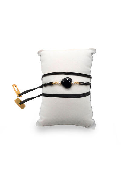 Black Heart Bracelet - Lebole Maison