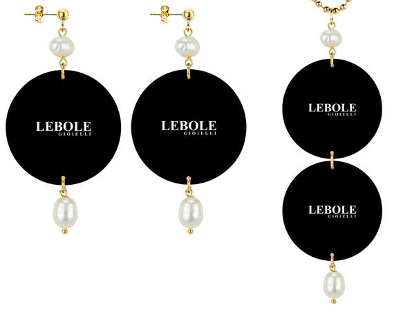 Parure Orecchini E Collana Anni Venti Classico Perla - Lebole Maison