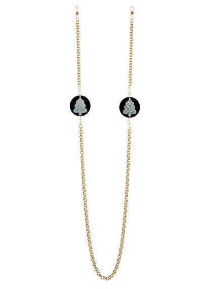 Catena Per Occhiali Albero Di Natale Piccolo Perla - Lebole Maison