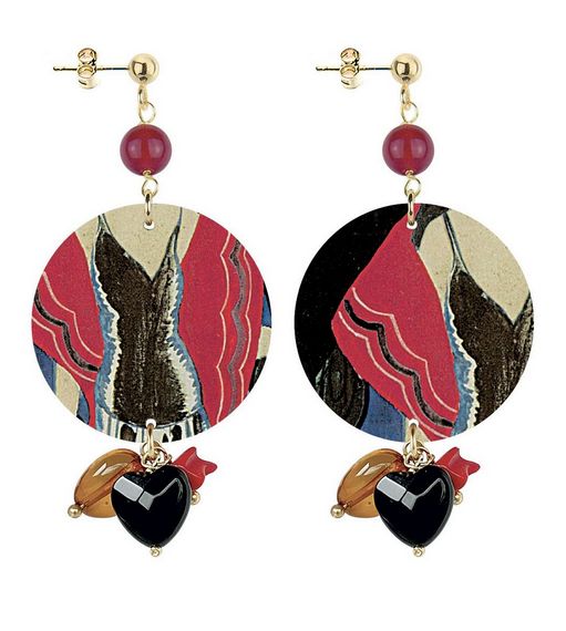 Belle Epoque Small Ruby Earrings - Lebole Maison