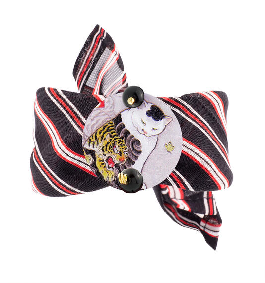 Bracciale Gatto Classico Nero - Lebole Maison