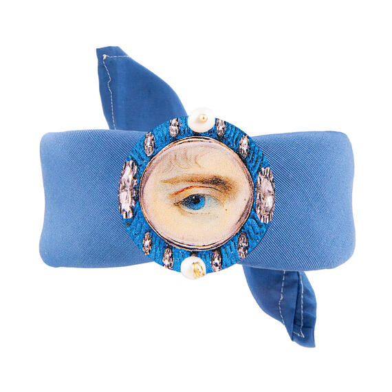 Bracciale Azzurro Occhi Classico Perla - Lebole Maison