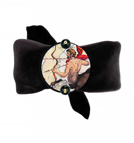 Bracciale Nero Sagittario Classico Nero - Lebole Maison