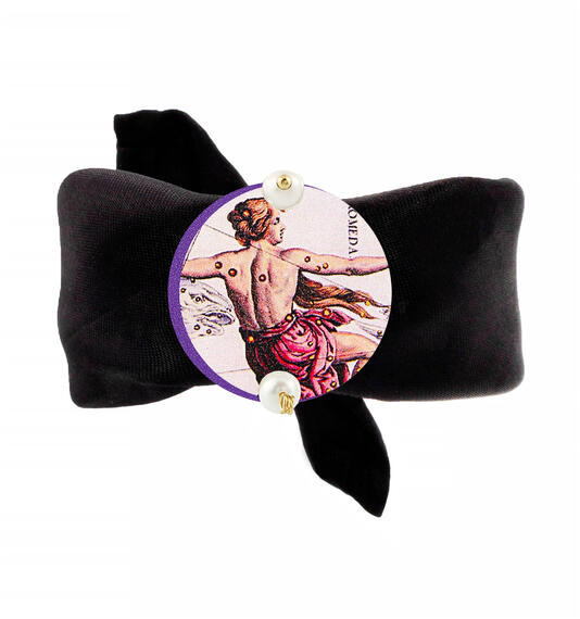 Bracciale Nero Vergine Classico Perla - Lebole Maison