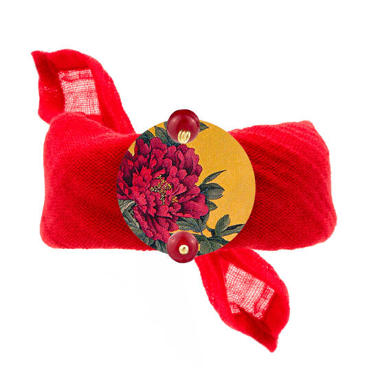 Bracciale Rosso Fiore Classico Rubino - Lebole Maison