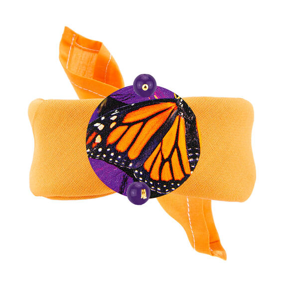 Bracciale Arancio Farfalla Classico Viola - Lebole Maison