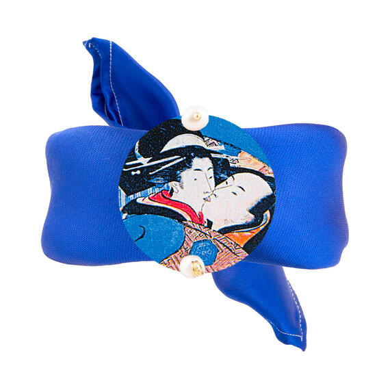Bracciale Blu Bacio Classico Perla - Lebole Maison