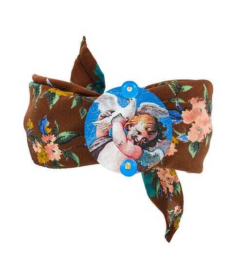 Classic Blue Cherub Bracelet - Lebole Maison