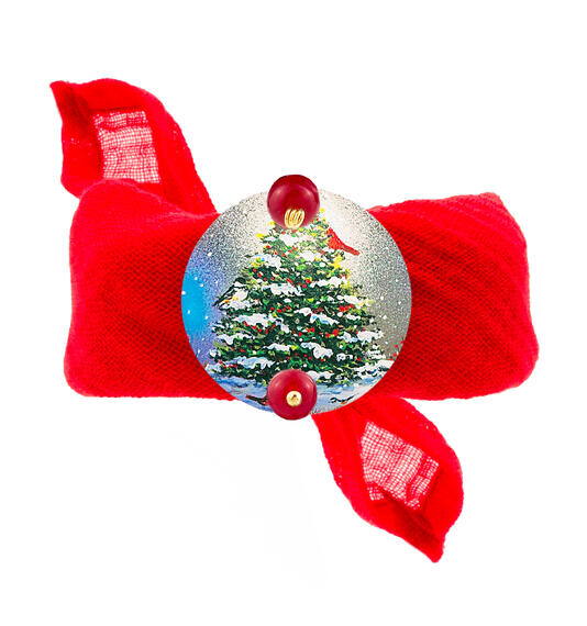 Classic Ruby Red Christmas Tree Bracelet - Lebole Maison