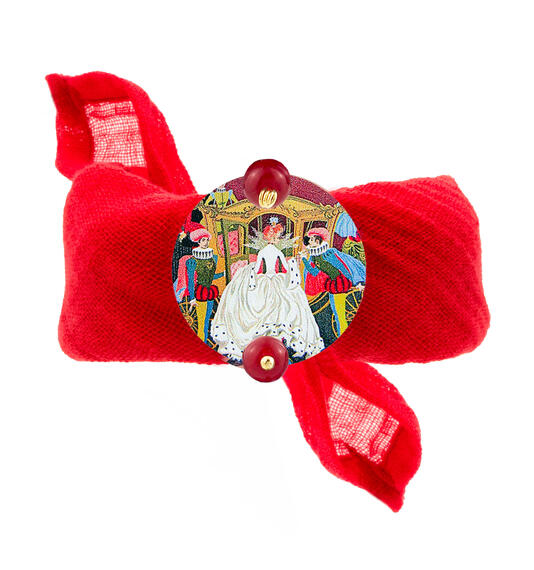 Bracciale Rosso Cenerentola Piccolo Rubino - Lebole Maison