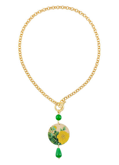 Collana Fiore Giallo Classico Verde - Lebole Maison