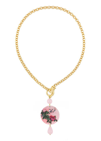 Collana Ramo Fiori Classico Rosa - Lebole Maison