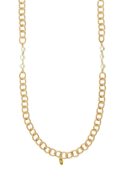 Lebolina Classic Necklace Branch Flowers Pearl - Lebole Maison