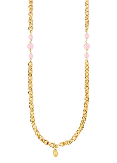 Lebolina Classic Necklace Branch Pink Flowers - Lebole Maison