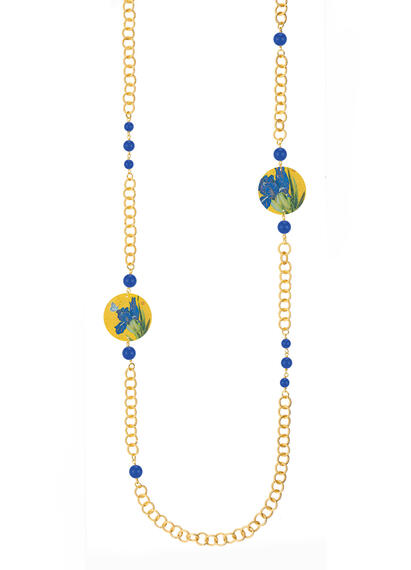 Collana Lebolina Classico Fiore Blu - Lebole Maison