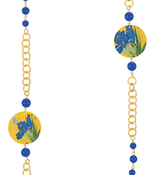 Collana Lebolina Classico Fiore Blu - Lebole Maison