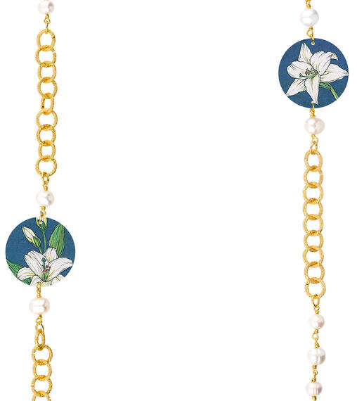 Collana Lebolina Piccolo Fiore Perla - Lebole Maison