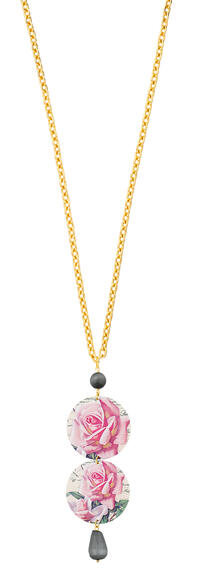 Collana Rosa Classico Grigio Scuro - Lebole Maison