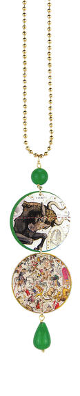 Green Bull Necklace - Lebole Maison