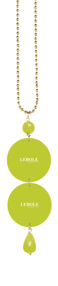 Collana Bilancia Verde Acido - Lebole Maison
