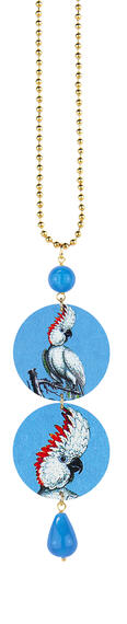 Blue Parrot Necklace - Lebole Maison