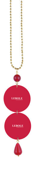 Collana Cani Fondo Rosso Rubino - Lebole Maison