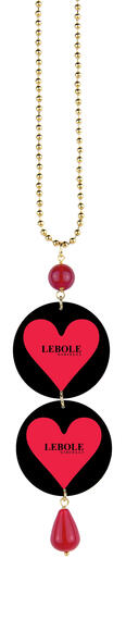 Collana Regina Di Cuori Rubino - Lebole Maison