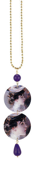 G.boldini Viola Portrait Necklace - Lebole Maison