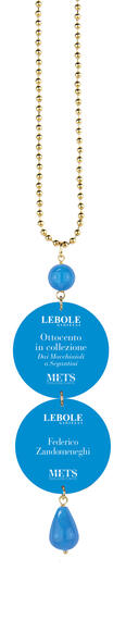 F. Zandomeneghi Light Blue Portrait Necklace - Lebole Maison
