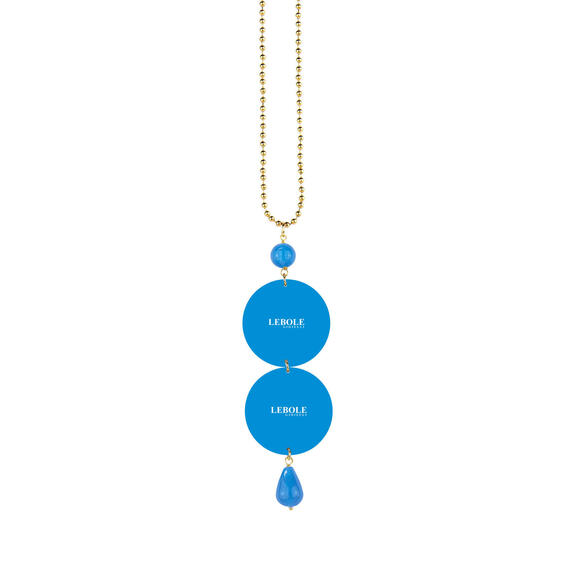 Cinque Terre Light Blue Necklace - Lebole Maison