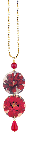 Collana Fiore Rubino - Lebole Maison