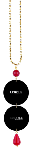 Collana Fiore Rubino - Lebole Maison