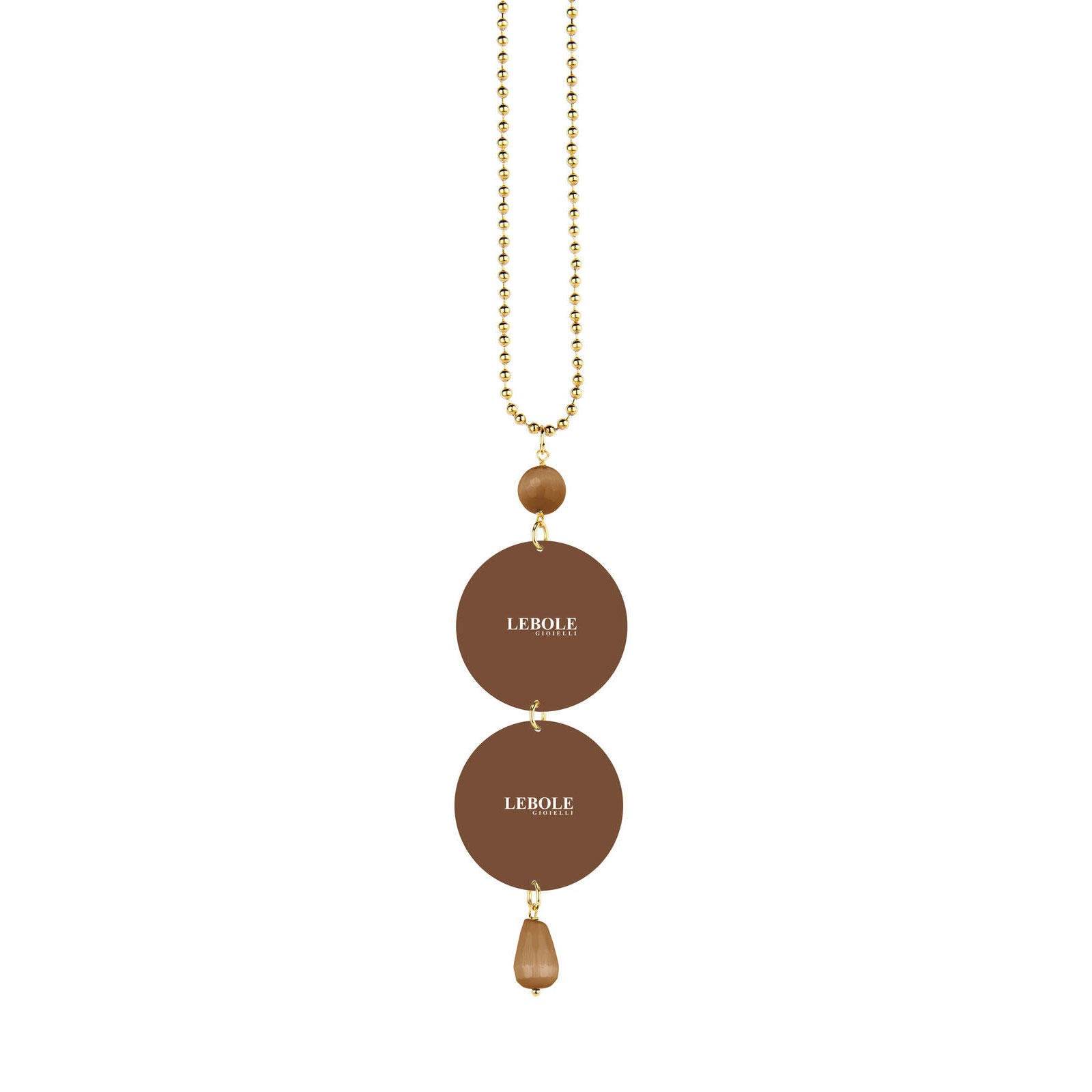 Collana Micromosaico Ape Marrone - Lebole Maison