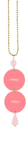 Collana Gemelli Rosa - Lebole Maison