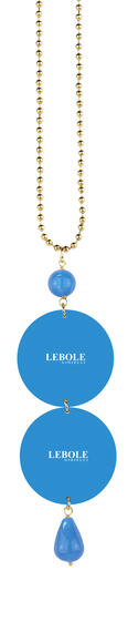 Trinachia Light Blue Necklace - Lebole Maison