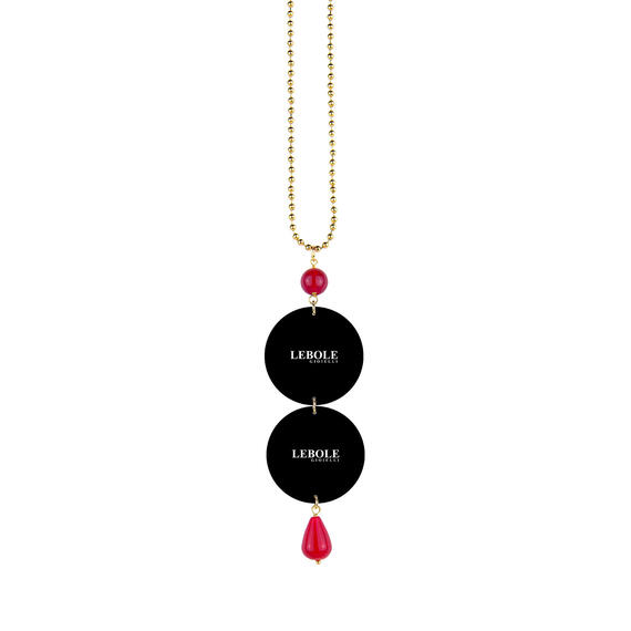 Collana Lanterna Rubino - Lebole Maison