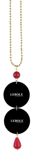 Collana Gufo Rubino - Lebole Maison