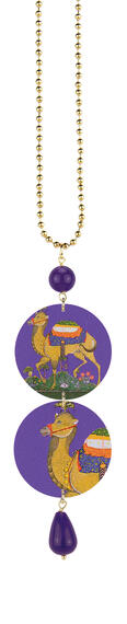 Purple Camel Necklace - Lebole Maison