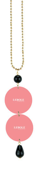 Faceted Pink Coral Necklace - Lebole Maison
