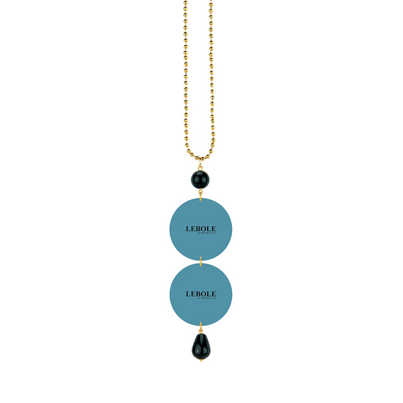 Collana Samurai Nero - Lebole Maison