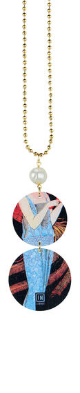 Collana Donna Fondo Nero Perla - Lebole Maison