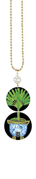Pearl Fan Palm Necklace - Lebole Maison